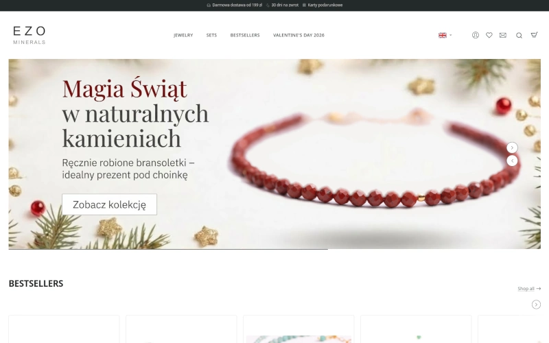 Ezo Minerals — sklep z biżuterią